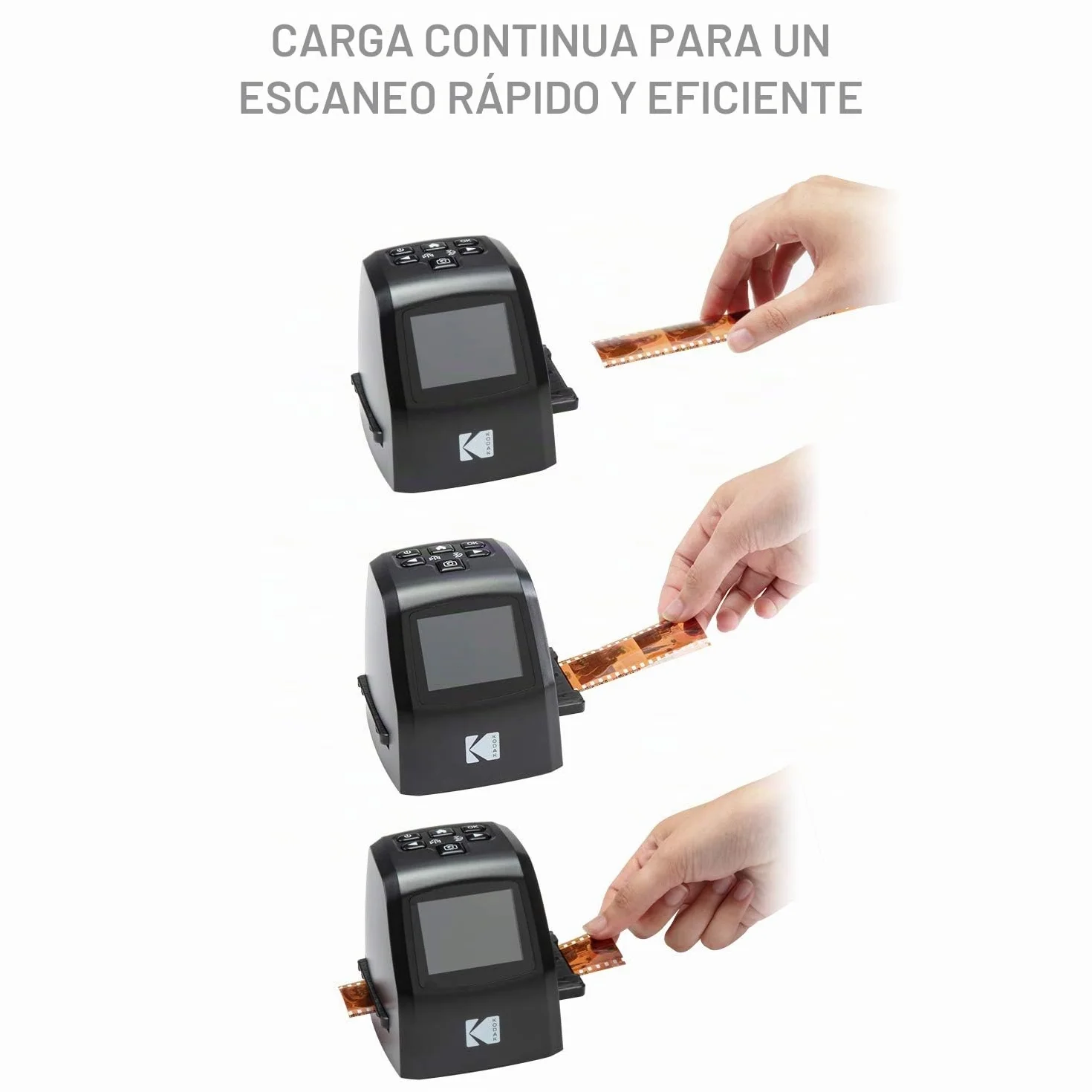 Kodak Mini escáner Digital de películas y Diapositivas Negro
